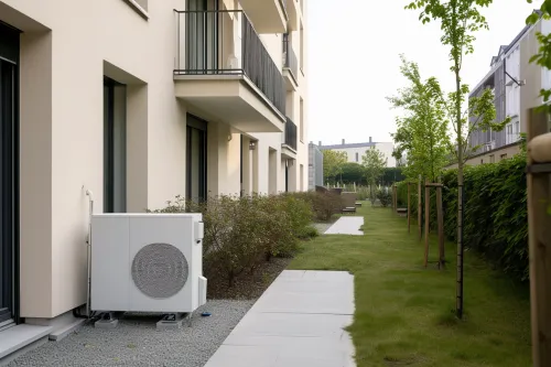 Installation optimale d’une climatisation avec unité extérieure bien ventilée et unité intérieure silencieuse, positionnées avec soin