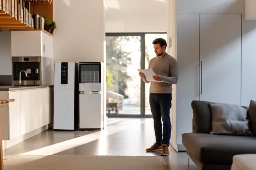 Schéma explicatif présentant les erreurs fréquentes de dimensionnement et de puissance d’une pompe à chaleur domestique