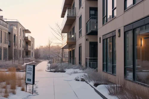 Pompe à chaleur géothermique captant les calories du sol pour offrir un chauffage stable et économique aux logements locatifs