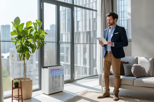 Installation moderne de pompe à chaleur dans une maison récente, illustrant les économies d’énergie et la rentabilité actuelle du système