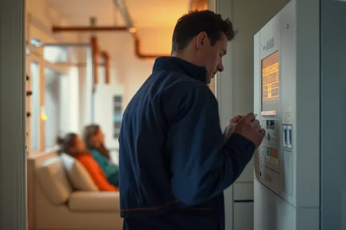 Interface de thermostat connecté permettant de programmer précisément les plages horaires de chauffage et d’abaissement pour optimiser confort et économies d’énergie au quotidien